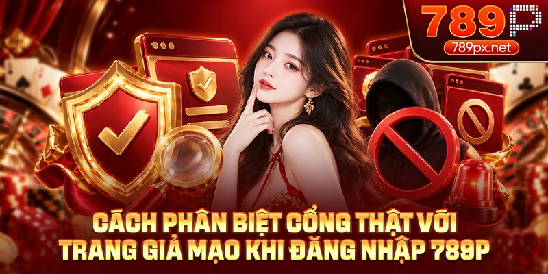 Cách phân biệt cổng thật với trang giả mạo khi đăng nhập 789P